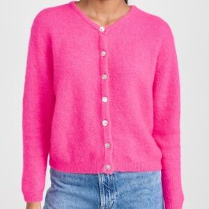 AMERICAN VINTAGE Pink Cardigan (L)
